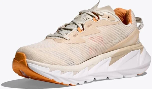 HOKA Elevon 2 TS Shoes in Alabaster/Solar Flare - Image 3