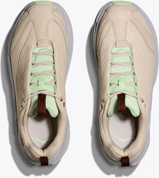 HOKA Elevon X Shoes in Oatmeal/Luna Moth - Image 2