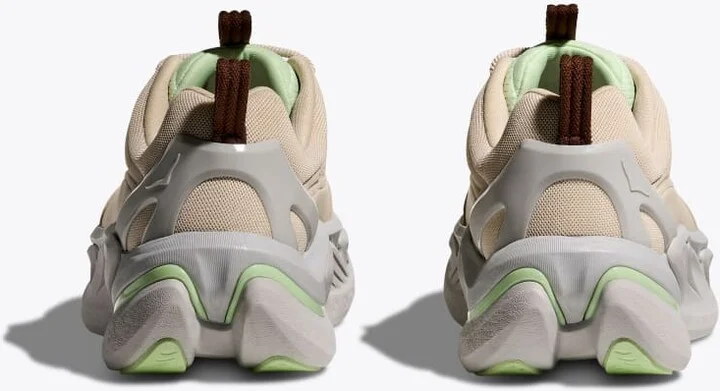 HOKA Elevon X Shoes in Oatmeal/Luna Moth - Image 5