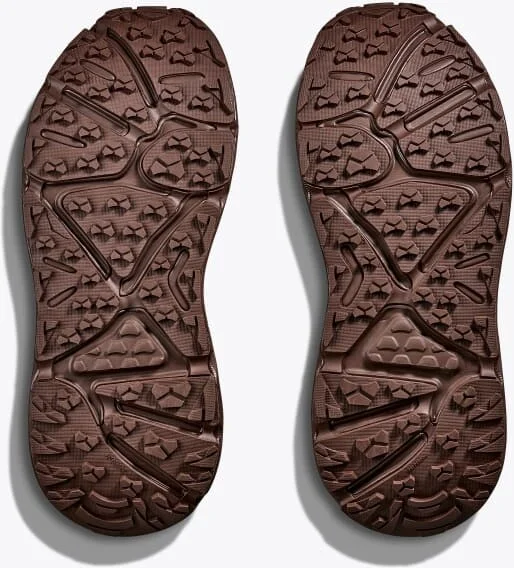 HOKA Elite Terrain System Stinson EVO OG Shoes in Cold Brew/Varsity Burgundy - Image 7