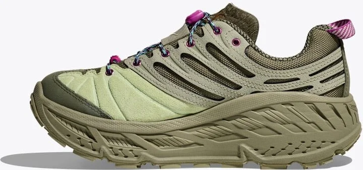 HOKA Elite Terrain System Stinson EVO OG Shoes in Sea Moss/Luna Moth - Image 8