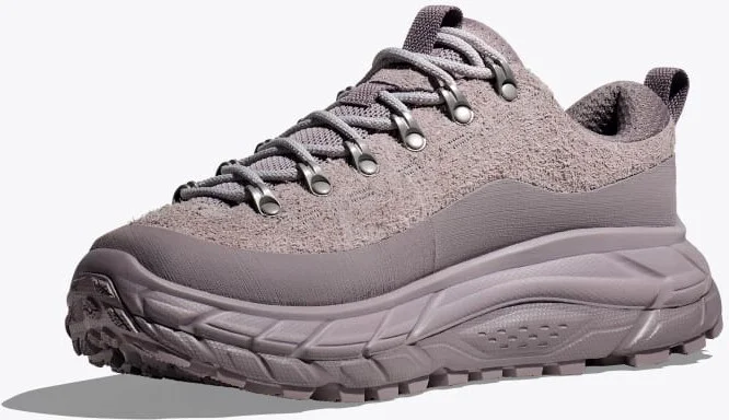 HOKA Elite Terrain System Tor Summit Shoes in Astral/Astral - Image 3