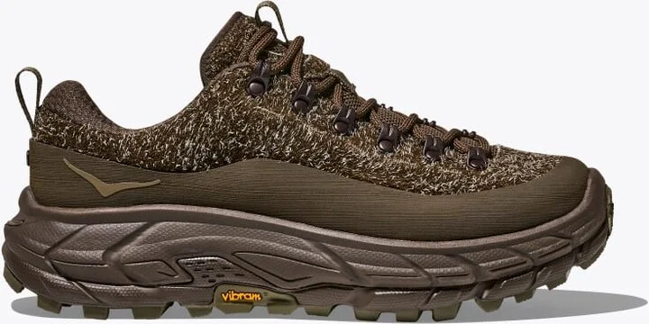 HOKA Elite Terrain System Tor Summit Shoes in Umber/Deep Umber
