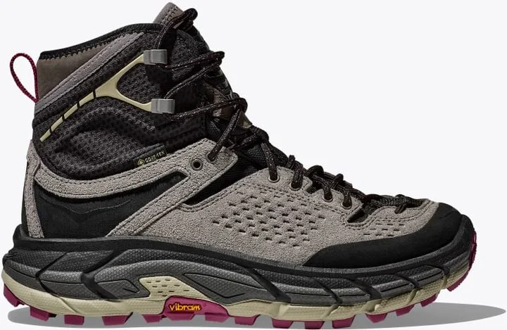 HOKA Elite Terrain System Tor Ultra Hi Shoes in Black/Magnetite