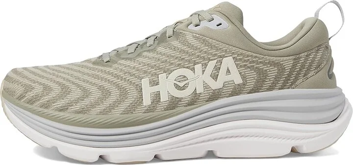 Hoka Gaviota 5 Men's Running Shoes Barley/Oat Milk : 10 D - Medium - Image 5