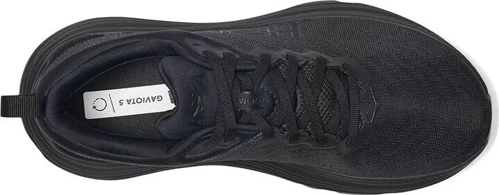Hoka Gaviota 5 Men's Running Shoes Black/Black : 11.5 EE - Wide - Image 2