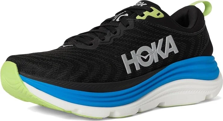 Hoka Gaviota 5 Men's Running Shoes Black/Electric Cobalt : 13 D - Medium - Image 5