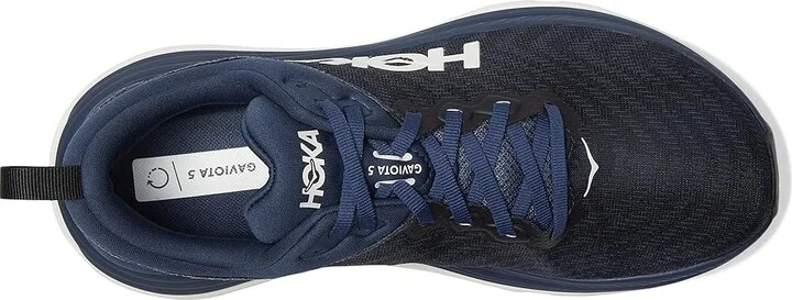 Hoka Gaviota 5 Men's Running Shoes Varsity Navy/White : 11 D - Medium - Image 2