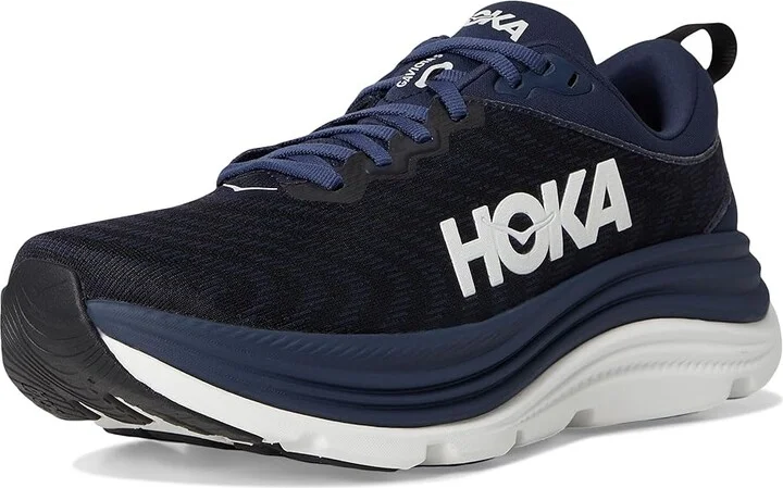 Hoka Gaviota 5 Men's Running Shoes Varsity Navy/White : 11 D - Medium - Image 5