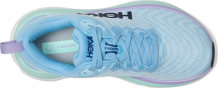 Hoka Gaviota 5 Women's Shoes Airy Blue/Sunlit Ocean : 6.5 B - Medium, Textile - Image 2