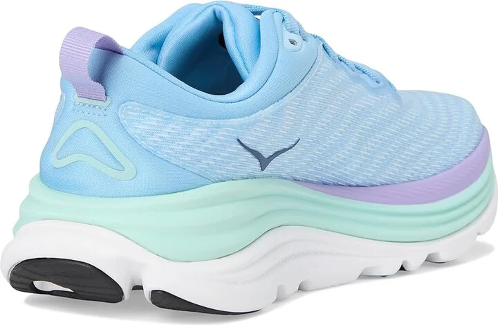 Hoka Gaviota 5 Women's Shoes Airy Blue/Sunlit Ocean : 6.5 B - Medium, Textile - Image 4