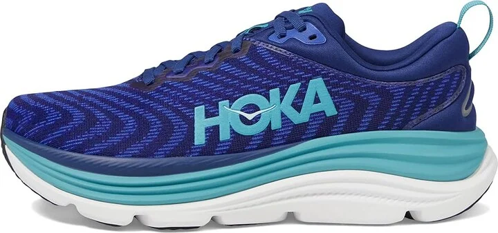 Hoka Gaviota 5 Women's Shoes Bellwether Blue/Evening Sky : 6.5 B - Medium, Textile - Image 5