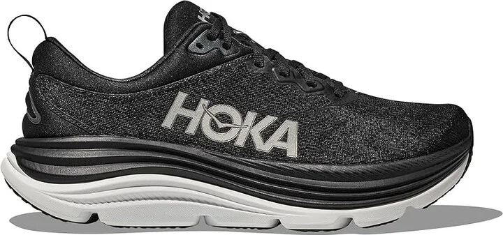 Hoka Gaviota 5 Women's Shoes Black/White : 5.5 B - Medium, Textile - Image 6