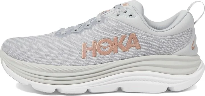 Hoka Gaviota 5 Women's Shoes Harbor Mist/Rose Gold : 10 B - Medium, Textile - Image 5
