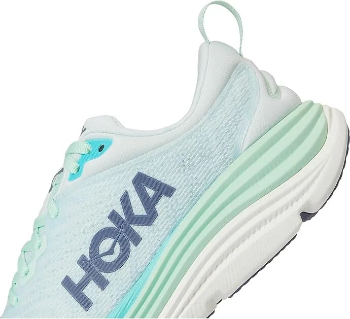 Hoka Gaviota 5 Women's Shoes Snow Melt/Cielo Blue : 6.5 B - Medium, Textile - Image 7