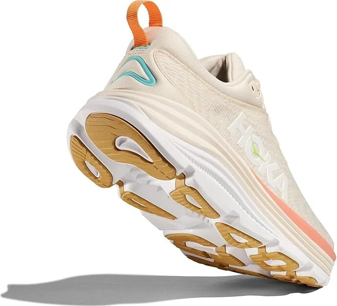 Hoka Gaviota 5 Women's Shoes Vanilla/Eggnog : 8.5 B - Medium, Textile - Image 5