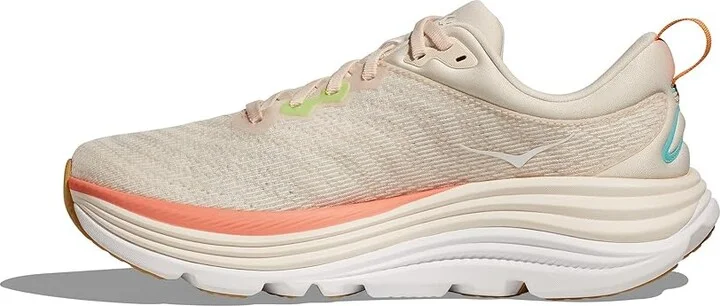 Hoka Gaviota 5 Women's Shoes Vanilla/Eggnog : 8.5 B - Medium, Textile - Image 6