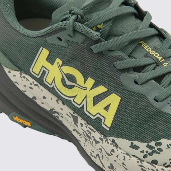 Hoka Green Speedgoat 6 Sneakers - Image 4