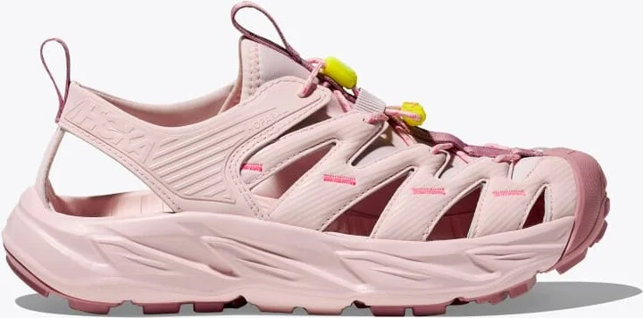HOKA Hopara Hiking Shoes in Rose Tea/Neon Rose