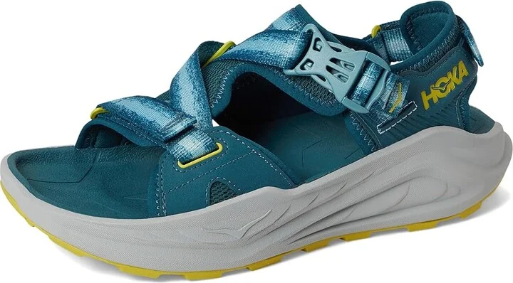 Hoka Infini Hike Tc Men's Shoes Blue Twilight/Pea Green : 10 D - Medium, Synthetic - Image 5