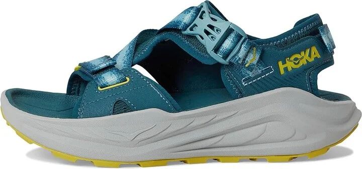Hoka Infini Hike Tc Men's Shoes Blue Twilight/Pea Green : 10 D - Medium, Synthetic - Image 6