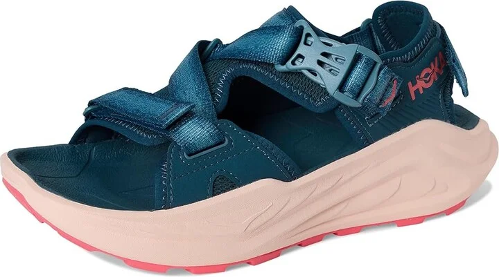 Hoka Infini Hike Tc Women's Shoes Blue Twilight/Grapefruit 1 : 6.5 B - Medium - Image 5