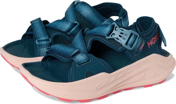 Hoka Infini Hike Tc Women's Shoes Blue Twilight/Grapefruit 1 : 6.5 B - Medium