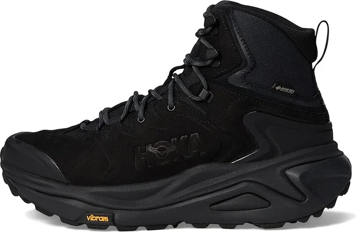 Hoka Kaha 3 GTX(r) Men's Hiking Boots Black/Black : 8 D - Medium, Leather - Image 6
