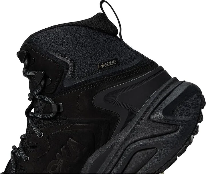 Hoka Kaha 3 GTX(r) Men's Hiking Boots Black/Black : 8 D - Medium, Leather - Image 7