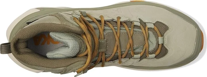 Hoka Kaha 3 GTX(r) Men's Hiking Boots Sea Moss/Oat Milk : 15 D - Medium, Leather - Image 2