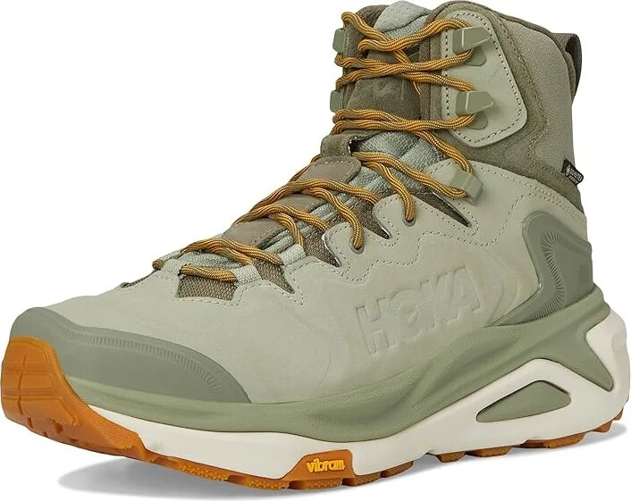 Hoka Kaha 3 GTX(r) Men's Hiking Boots Sea Moss/Oat Milk : 15 D - Medium, Leather - Image 5