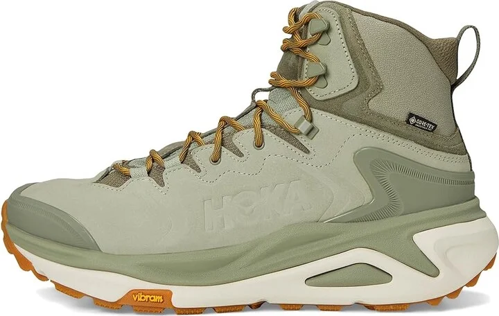 Hoka Kaha 3 GTX(r) Men's Hiking Boots Sea Moss/Oat Milk : 15 D - Medium, Leather - Image 6