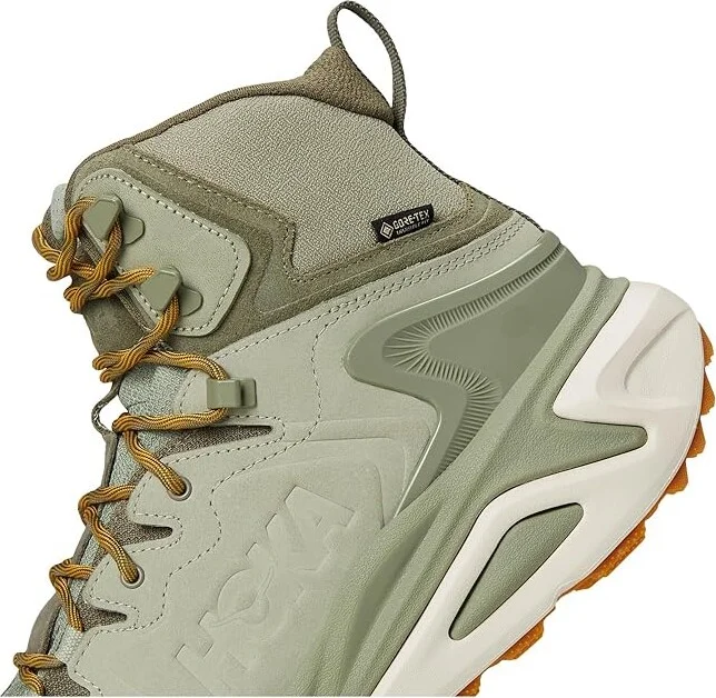 Hoka Kaha 3 GTX(r) Men's Hiking Boots Sea Moss/Oat Milk : 15 D - Medium, Leather - Image 7