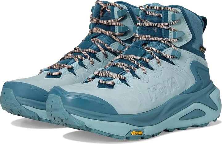 Hoka Kaha 3 GTX(r) Women's Hiking Boots Mountain Fog/Druzy : 9.5 B - Medium, Leather