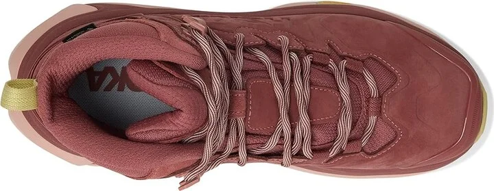 Hoka Kaha 3 GTX(r) Women's Hiking Boots Rouge/Rose Latte : 10.5 B - Medium, Leather - Image 2