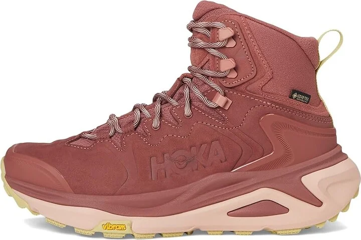 Hoka Kaha 3 GTX(r) Women's Hiking Boots Rouge/Rose Latte : 10.5 B - Medium, Leather - Image 6