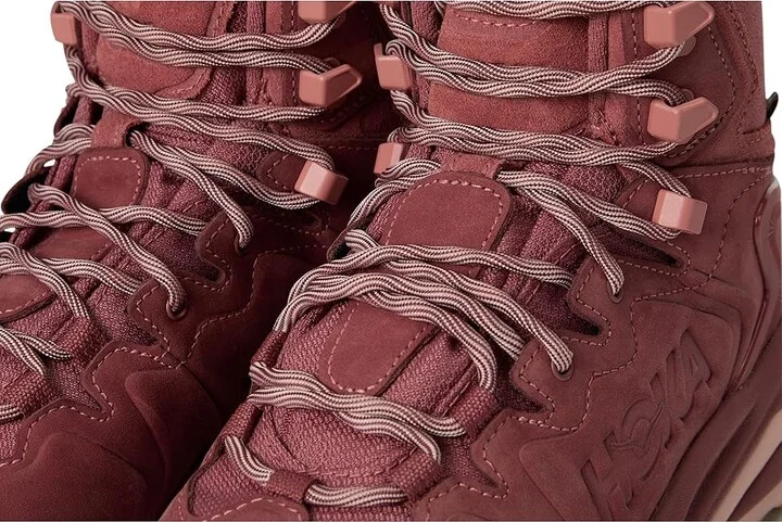 Hoka Kaha 3 GTX(r) Women's Hiking Boots Rouge/Rose Latte : 10.5 B - Medium, Leather - Image 7