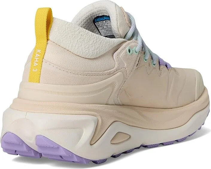 Hoka Kaha 3 Low GTX(r) Women's Hiking Boots Vanilla/Mint Fluorite : 8 B - Medium, Rubber/Synthetic - Image 4