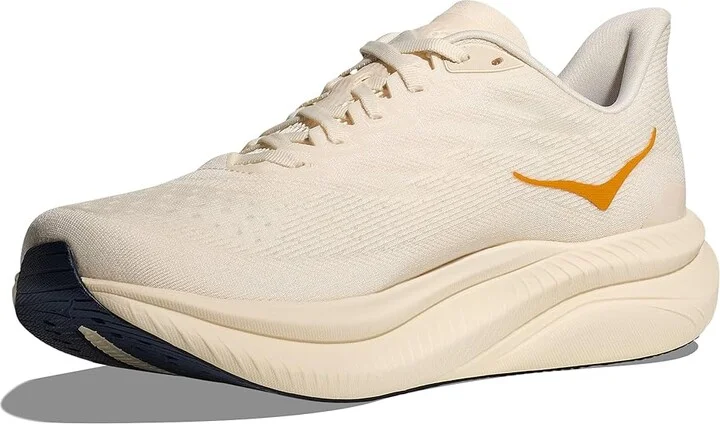 Hoka Mach 6 Men's Shoes Alabaster/Oat Milk : 7.5 D - Medium - Image 5