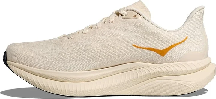 Hoka Mach 6 Men's Shoes Alabaster/Oat Milk : 7.5 D - Medium - Image 6