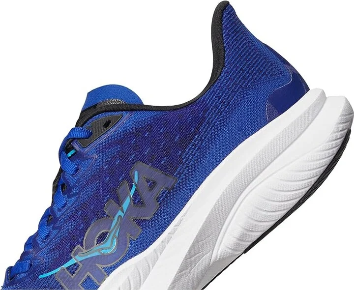 Hoka Mach 6 Men's Shoes Black/Night Sky : 7.5 EE - Wide - Image 7
