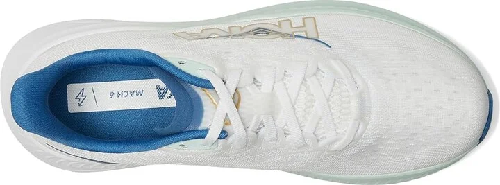 Hoka Mach 6 Men's Shoes Frost/Gold : 12 EE - Wide - Image 2