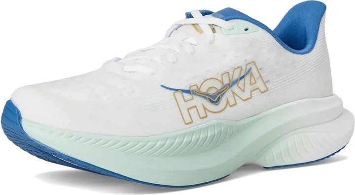 Hoka Mach 6 Men's Shoes Frost/Gold : 12 EE - Wide - Image 5