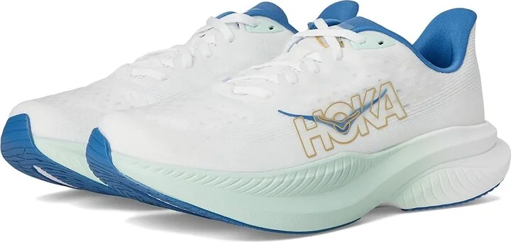 Hoka Mach 6 Men's Shoes Frost/Gold : 12 EE - Wide