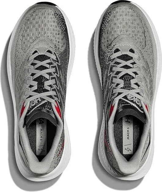 Hoka Mach 6 Men's Shoes Stellar Grey/Black : 11 D - Medium - Image 2