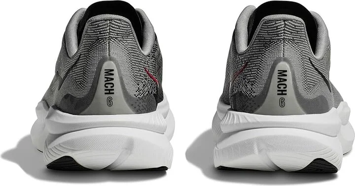 Hoka Mach 6 Men's Shoes Stellar Grey/Black : 11 D - Medium - Image 4