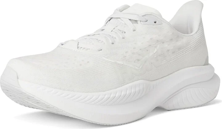 Hoka Mach 6 Men's Shoes White : 12 D - Medium - Image 5