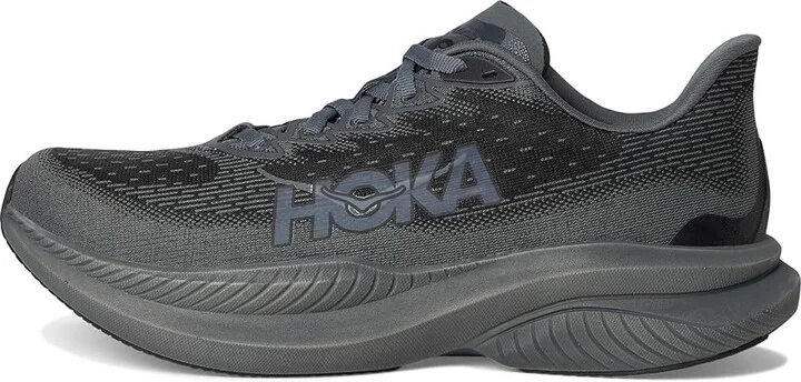 Hoka Mach 6 Women's Shoes Black : 7 B - Medium, Textile - Image 6