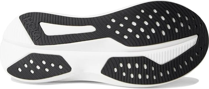 Hoka Mach 6 Women's Shoes Black/White : 8.5 B - Medium, Textile - Image 3
