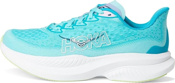 Hoka Mach 6 Women's Shoes Cloudless/Waterpark : 7 B - Medium, Textile - Image 6